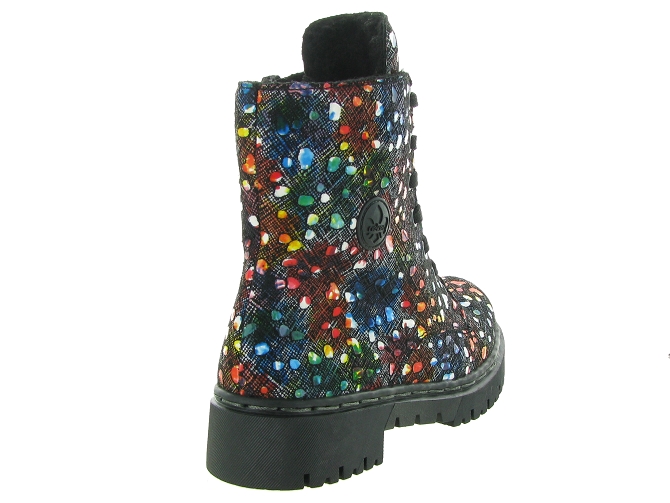 bottines et boots - Motardes & Rock and roll - femme - Synthétique - Multicolor - Rieker6320901_5