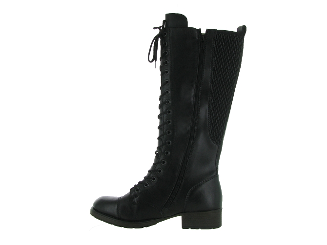 bottes - Cavalières - femme - Cuir - Noir - Rieker6321201_4