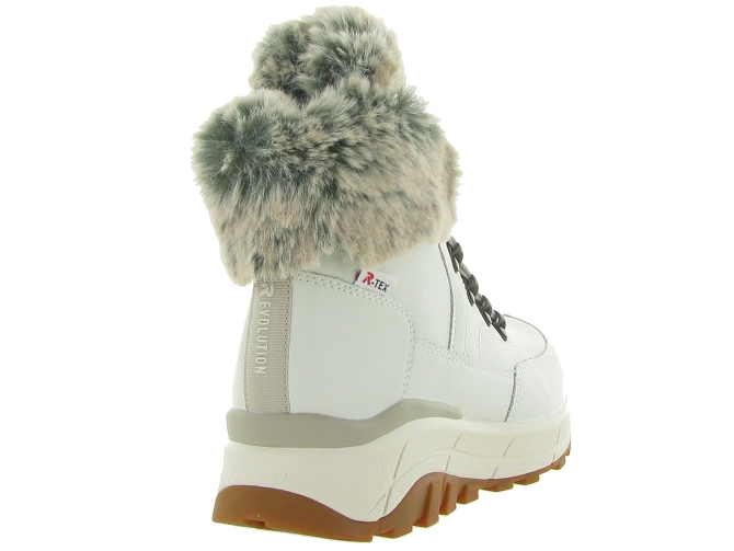 apres ski bottes fourrees - Botte de neige - femme - Cuir - Blanc - Rieker r evolution6321401_5