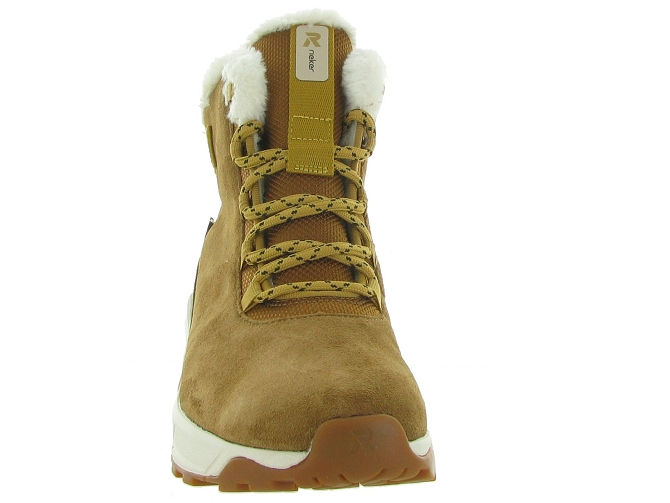 apres ski bottes fourrees - Botte de neige - femme - Cuir - Camel - Rieker r evolution6321501_3