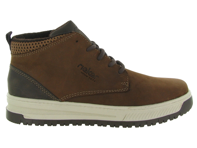 chaussures a lacets - Confort et décontracté - homme - Cuir - Marron - Rieker6322001_2