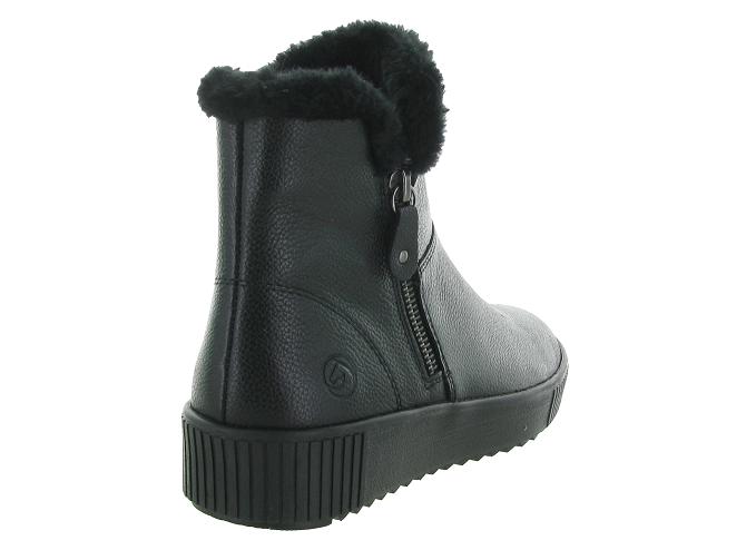 apres ski bottes fourrees - Botte de neige - femme - Cuir - Noir - Remonte6323001_5