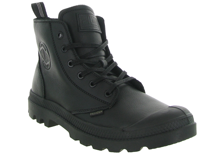 bottines et boots - Casual  - homme - Cuir - Noir - Palladium