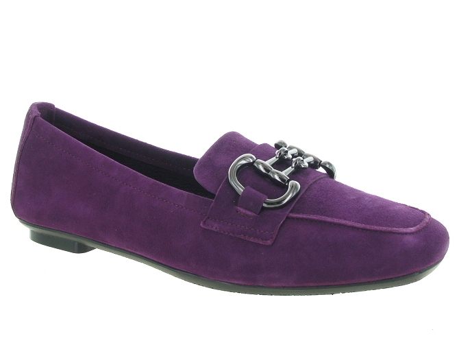 mocassins - Elégant - femme - Nubuck - Violet - Reqins