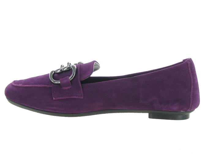 mocassins - Elégant - femme - Nubuck - Violet - Reqins6324901_4