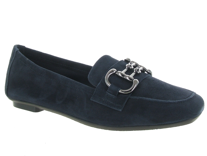 mocassins - Elégant - femme - Nubuck - Bleu - Reqins