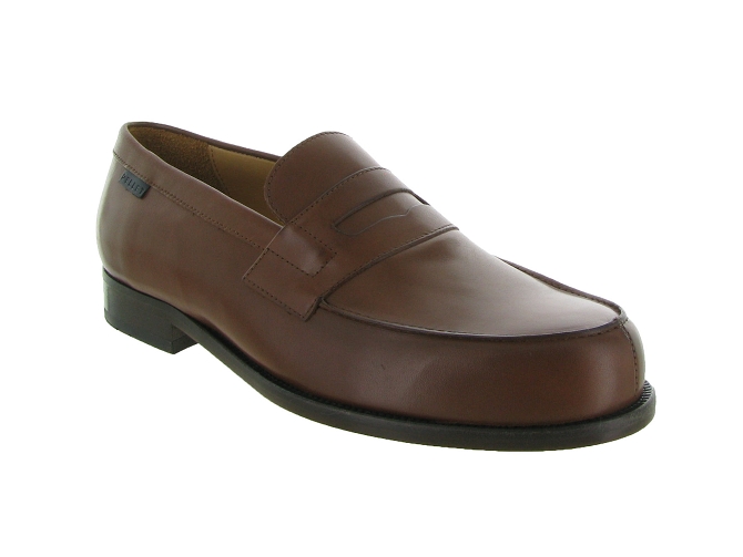 mocassins - Elégant - homme - Cuir - Marron - Pellet