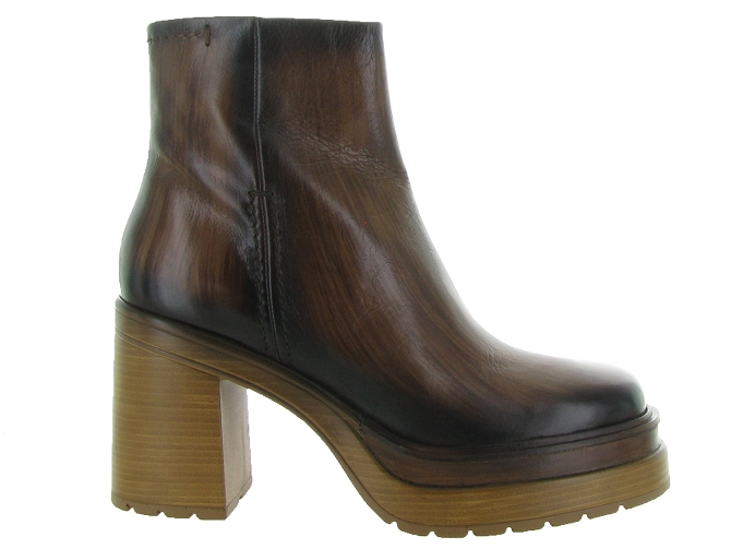 bottines et boots - Classique & Chic - femme - Cuir - Marron - Pons quintana6326601_2