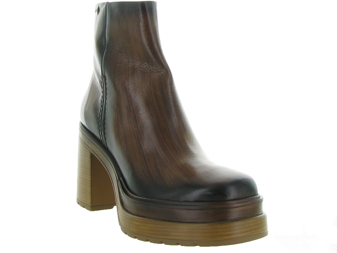 bottines et boots - Classique & Chic - femme - Cuir - Marron - Pons quintana6326601_3