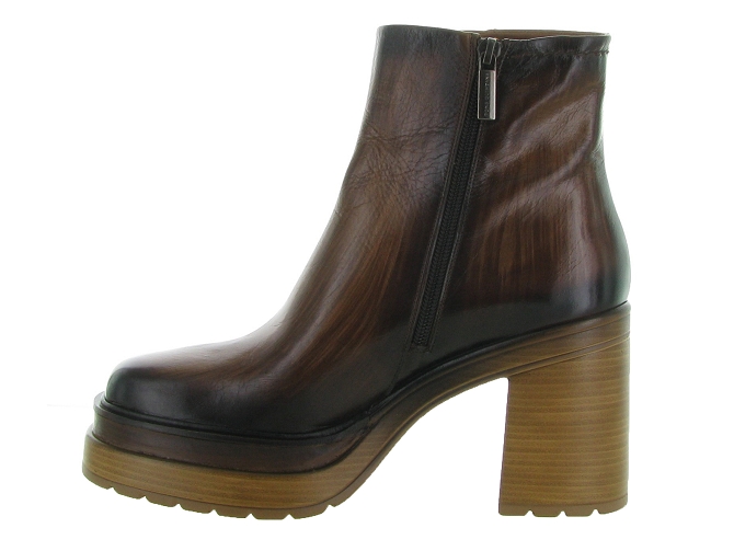 bottines et boots - Classique & Chic - femme - Cuir - Marron - Pons quintana6326601_4