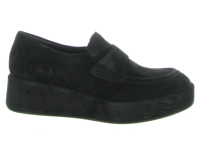 mocassins - Elégant - femme - Nubuck - Noir - Pons quintana6326701_2