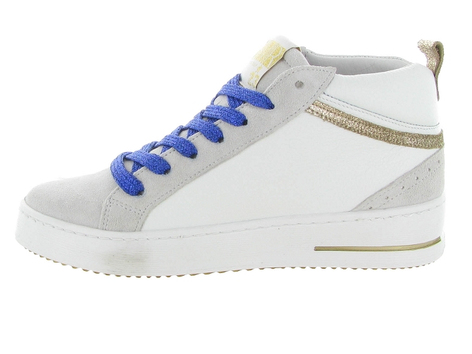 baskets et sneakers - Montante - femme - Cuir - Blanc - Semerdjian6328401_4