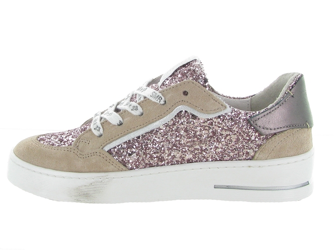 baskets et sneakers - Tendance - femme - Cuir - Rose - Semerdjian6329101_4