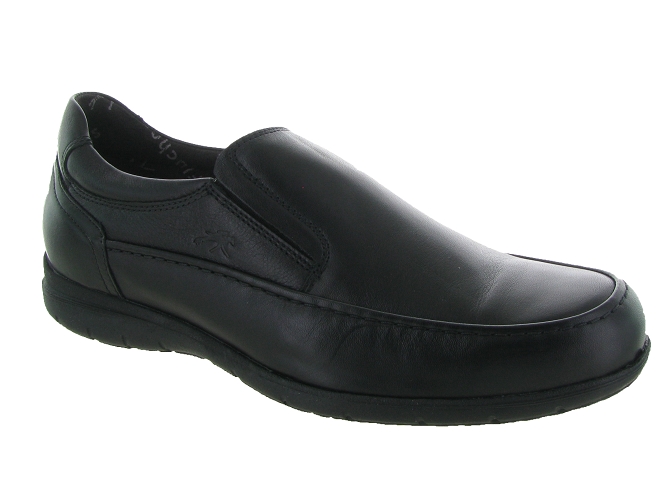 mocassins - Bateau - homme - Cuir - Noir - Fluchos