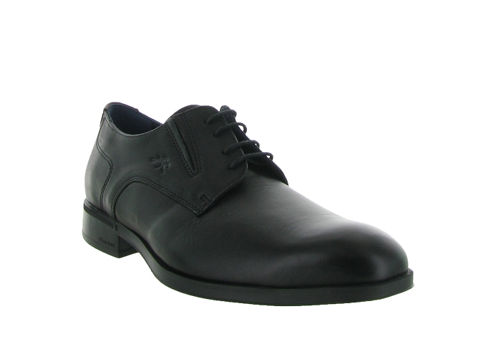 chaussures a lacets - Cérémonie - homme - Cuir - Noir - Fluchos