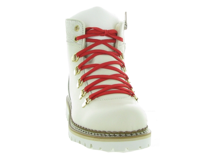 apres ski bottes fourrees - Botte de neige - femme - Cuir - Blanc - La thuile6330401_3