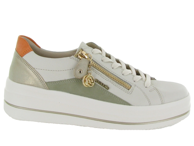 baskets et sneakers - Confort - femme - Cuir - Beige - Remonte6334201_2