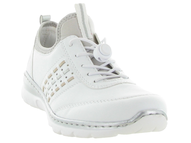 baskets et sneakers - Confort - femme - Synthétique - Blanc - Rieker6334601_3