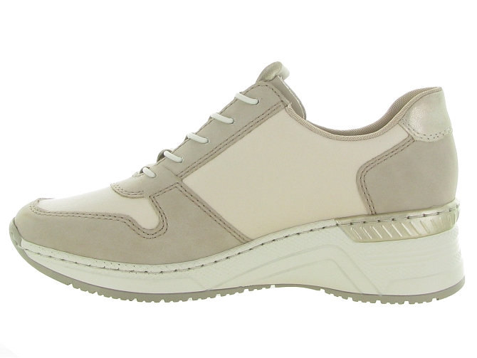 baskets et sneakers - Confort - femme - Cuir - Beige - Rieker6335601_4