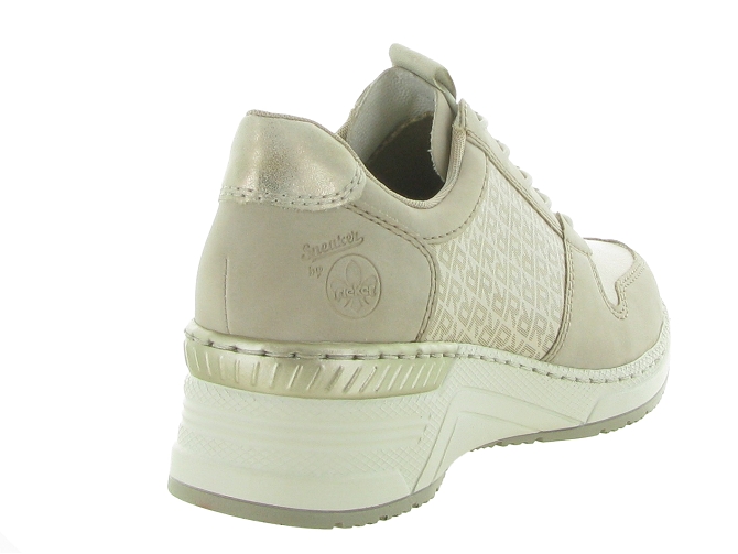 baskets et sneakers - Confort - femme - Cuir - Beige - Rieker6335601_5