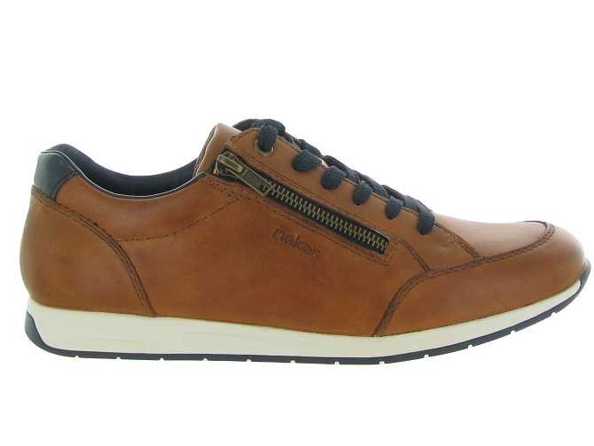 chaussures a lacets - Confort et décontracté - homme - Cuir - Marron - Rieker6336501_2