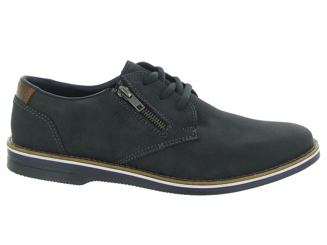 chaussures a lacets - Cérémonie - homme - Cuir - Bleu - Rieker6336701_2