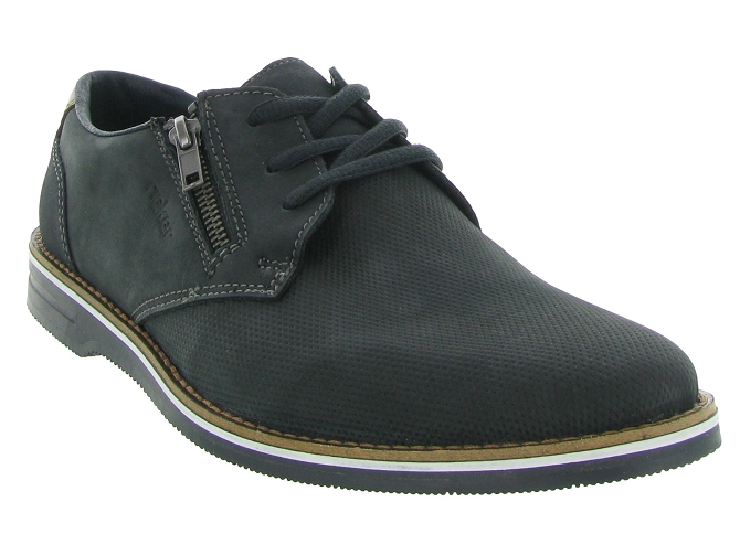 chaussures a lacets - Cérémonie - homme - Cuir - Bleu - Rieker6336701_3