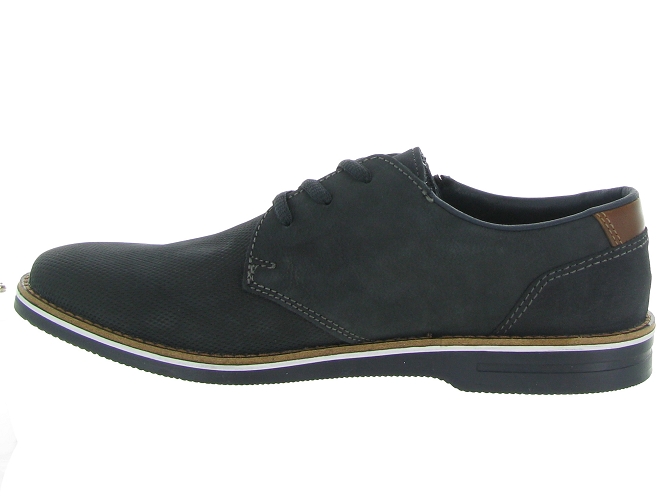 chaussures a lacets - Cérémonie - homme - Cuir - Bleu - Rieker6336701_4