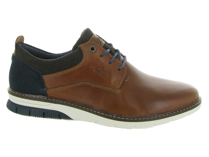 chaussures a lacets - Cérémonie - homme - Cuir - Marron - Rieker6336801_2