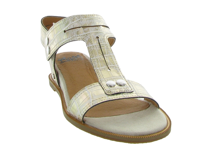 sandales et nu pieds - Casual - femme - Cuir - Or - Mamzelle6337101_3