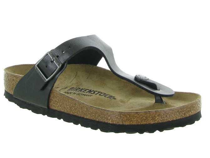 sandales et nu pieds - Entre doigt & Tong - femme - Cuir - Noir - Birkenstock