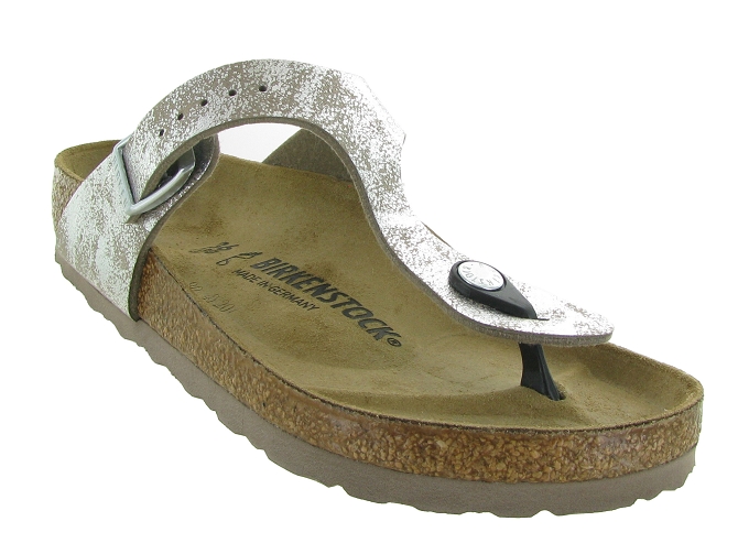 Birkenstock sandales et nu pieds gizeh syn argent6337701_3