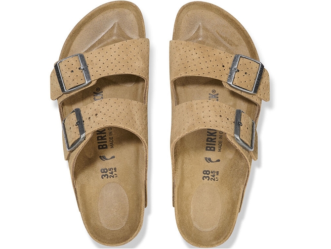 sandales et nu pieds - Mule Sabot - femme - Cuir - Beige - Birkenstock6338002_4