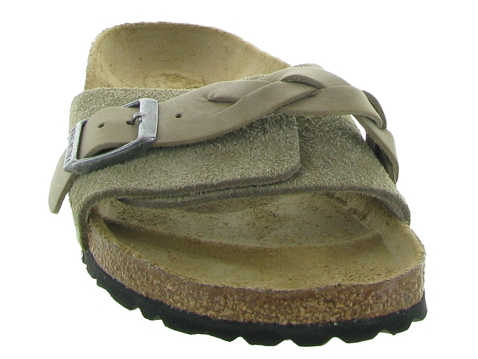 sandales et nu pieds - Mule Sabot - femme - Cuir - Beige - Birkenstock6338202_3