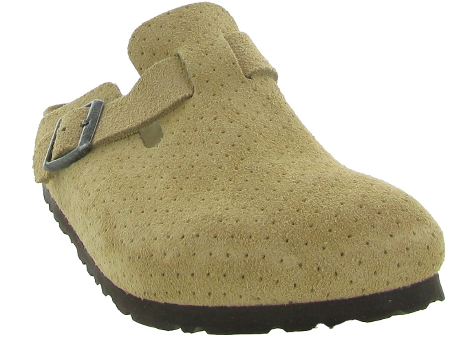 sandales et nu pieds - Mule Sabot - femme - Nubuck - Beige - Birkenstock6338301_3