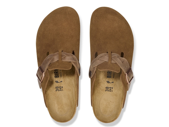 sandales et nu pieds - Mule Sabot - femme - Nubuck - Marron - Birkenstock6338401_4