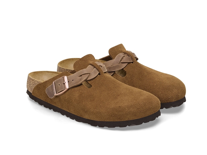 sandales et nu pieds - Mule Sabot - femme - Nubuck - Marron - Birkenstock6338401_5