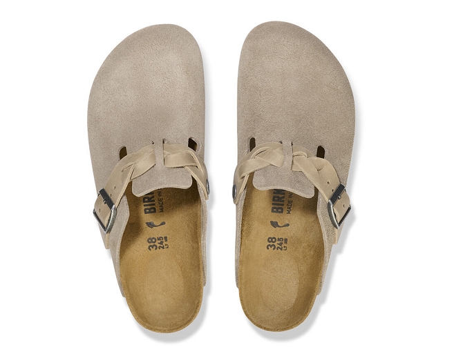 sandales et nu pieds - Mule Sabot - femme - Nubuck - Beige - Birkenstock6338402_4