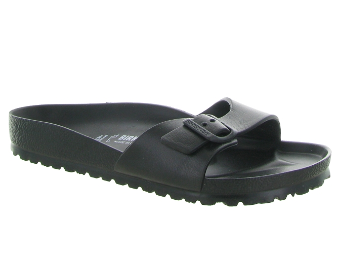 nu pieds - Mules et Tongs - homme - Cuir - Noir - Birkenstock