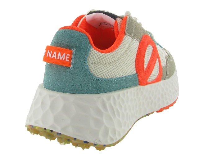 baskets et sneakers - Tendance - femme - Toile  - Blanc - No name6342001_5