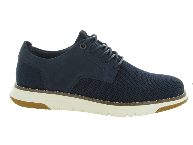 chaussures a lacets - Cérémonie - homme - Toile Jean - Bleu - Schmoove6342501_2