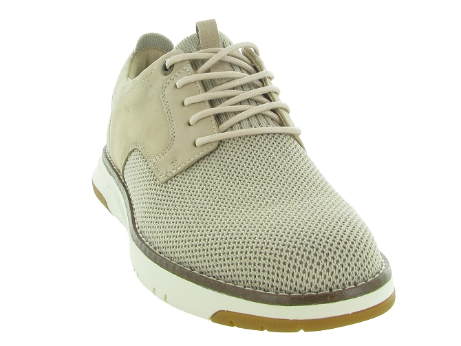 chaussures a lacets - Cérémonie - homme - Toile Jean - Beige - Schmoove6342502_3