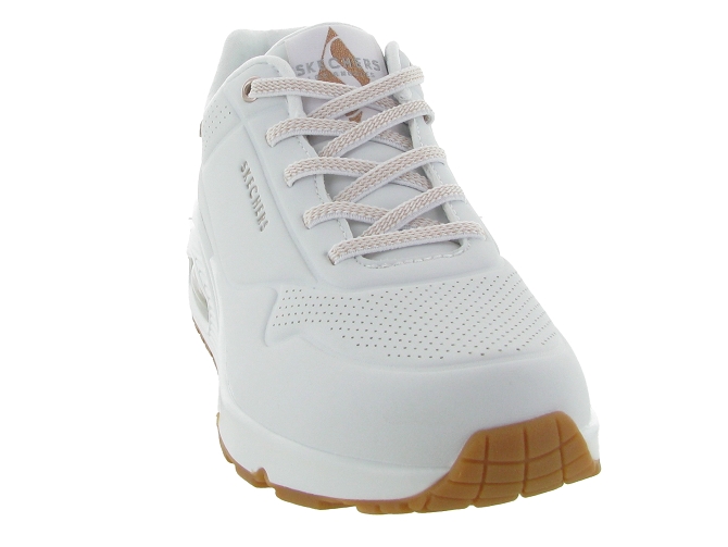 baskets et sneakers - Confort - femme - Toile Jean - Blanc - Skechers footwear6343302_3