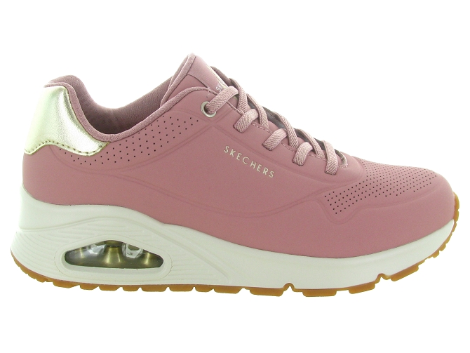 baskets et sneakers - Confort - femme - Toile  - Rose - Skechers footwear6343305_2