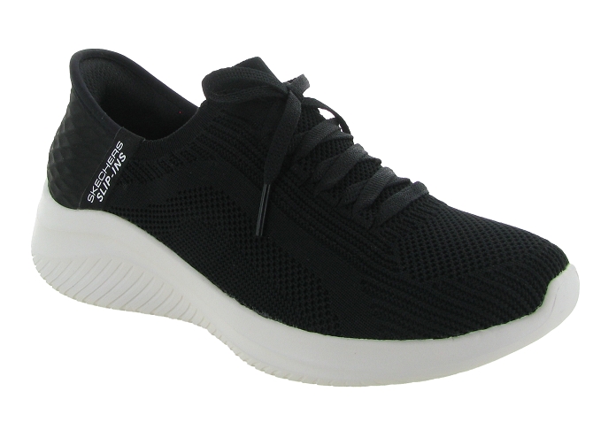 baskets et sneakers - Confort - femme - Synthétique - Noir - Skechers footwear