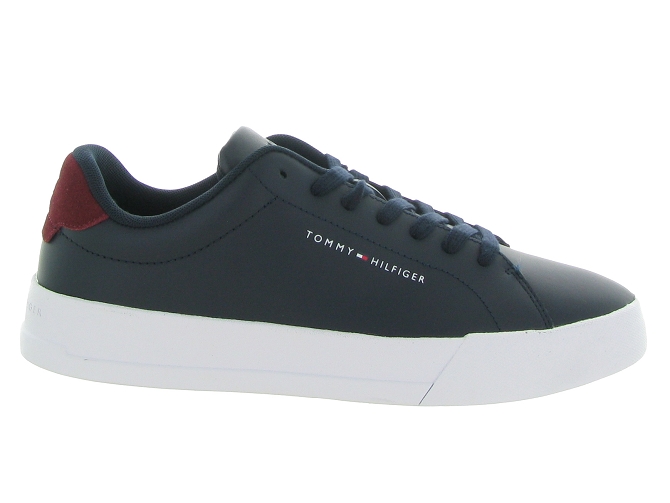 Tommy hilfiger baskets et sneakers court leather marine6343703_2