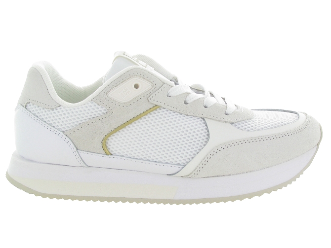 baskets et sneakers - Tendance - femme - Cuir - Blanc - Tommy hilfiger6344501_2