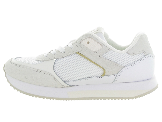 baskets et sneakers - Tendance - femme - Cuir - Blanc - Tommy hilfiger6344501_4