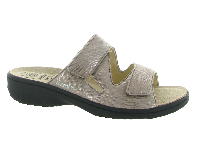 sandales et nu pieds - Mule Sabot - femme - Cuir - Taupe - Mephisto