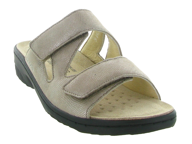 sandales et nu pieds - Mule Sabot - femme - Cuir - Taupe - Mephisto6348501_3